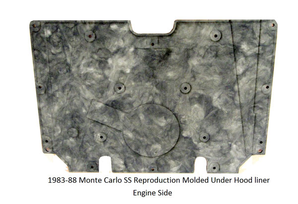 1983-88 Monte Carlo SS Under Hood Liner