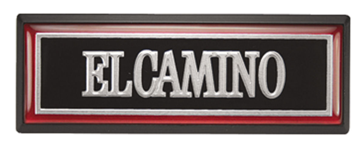 1981-85 El Camino Dash Name Plate Emblem