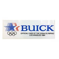 1984 Buick Official Car/Los Angeles Olympics Tag-NOS