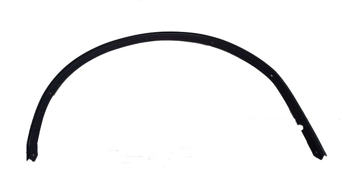 1984-87 Buick Grand National Black Wheel Well Moldings Front P/S