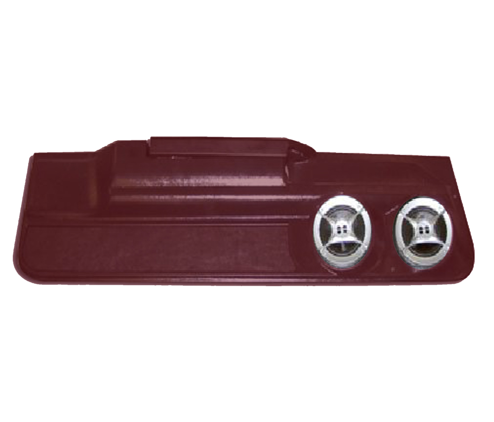 78-88 Dual Two Speaker Lower Door Panel Set 1600 Maple Red