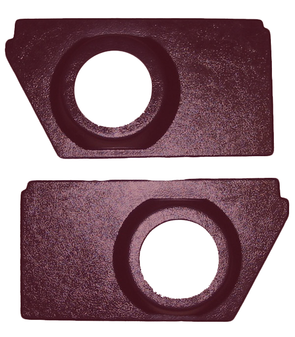 Modern Speaker Panel Set 4" 1600 Maple Red