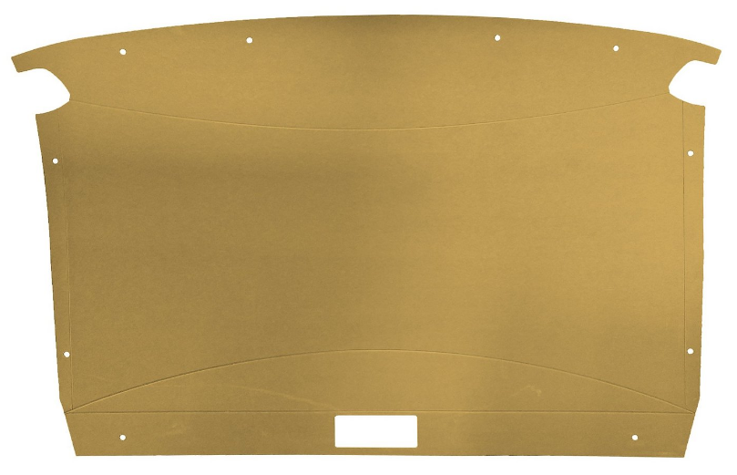 1988-98 Chevy, GMC Utility Truck Headliner Pressboard, Standard Cab Pick-Up. Foam Back Perforated Vinyl Ginger
