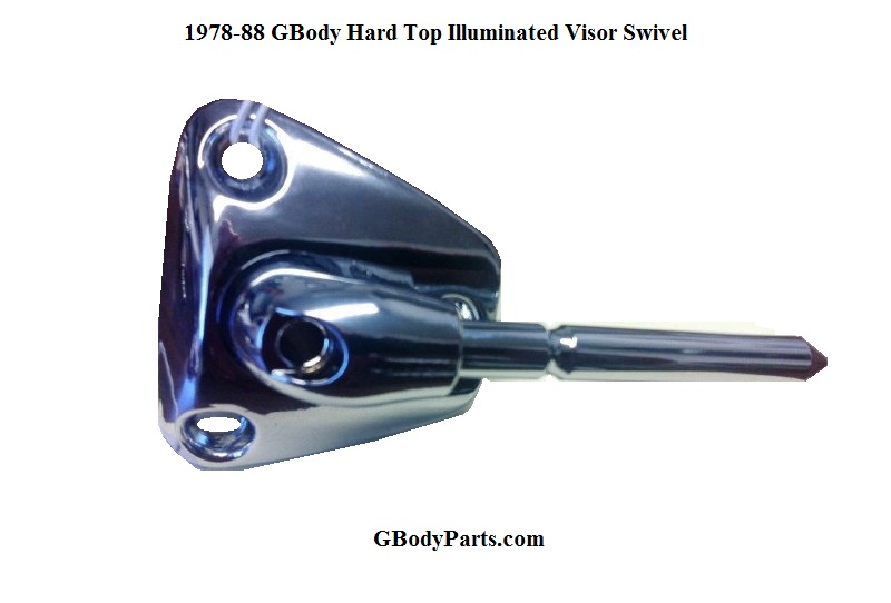 Hard top Illuminated Sun Visor Swivel short