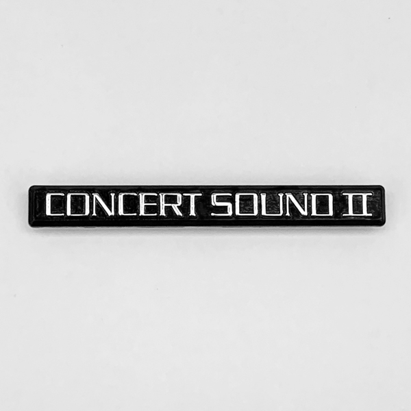 Concert Sound 2 Lower Door Speaker Panel Emblem
