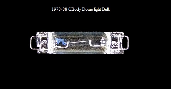 78-88 Gbody Dome light bulb