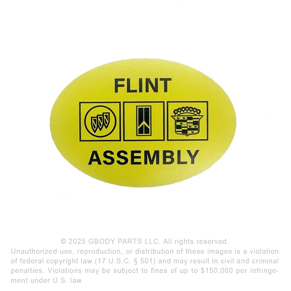 Flint Assembly Decal