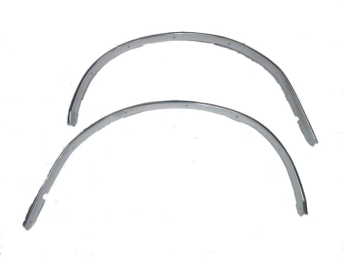 1981-87 Buick Regal Limited Anodized Wheel Well Moldings Front Set