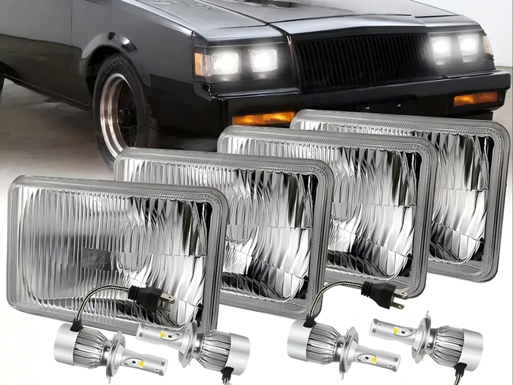 High LED Upgraded Head Light Set, High and Low Beam
