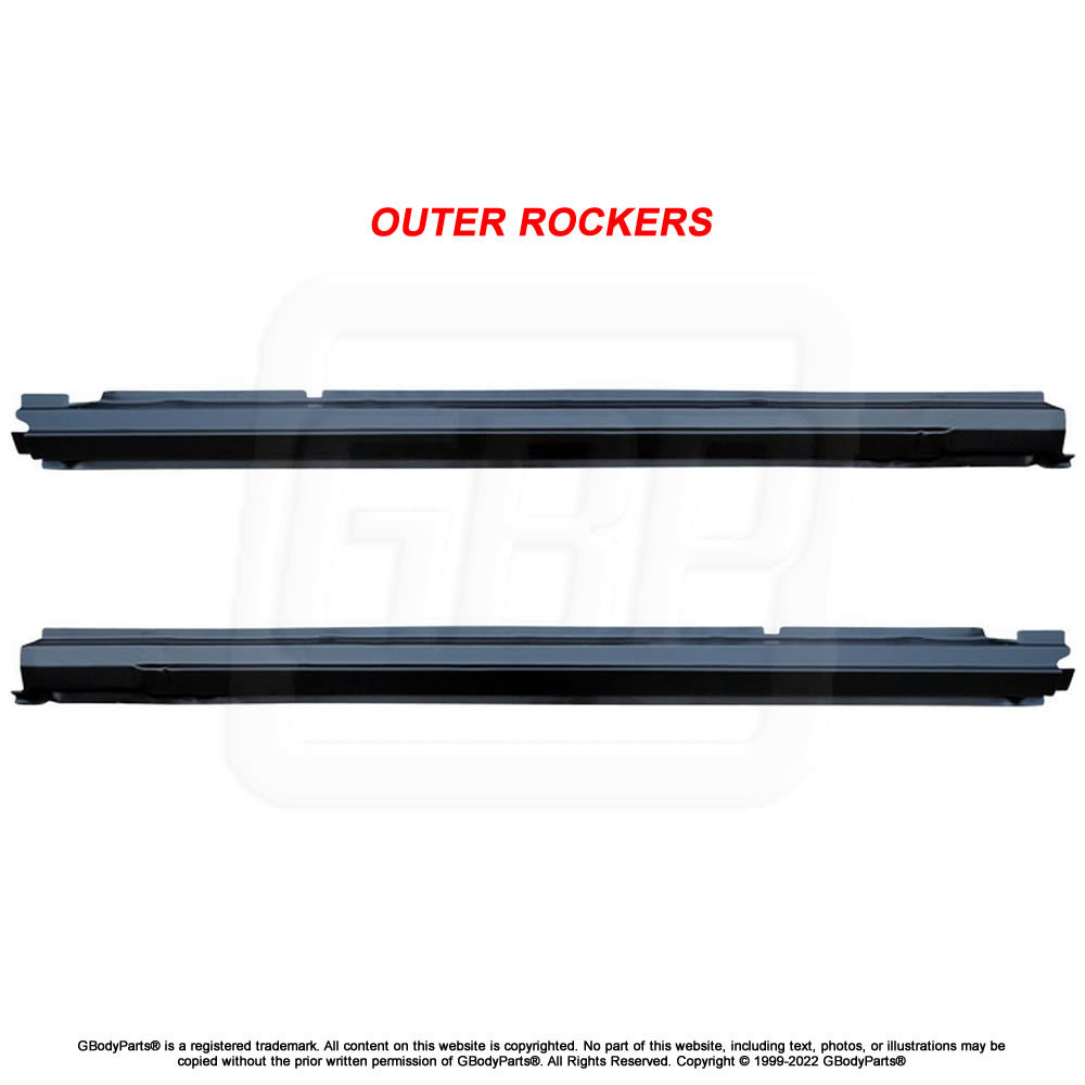 78-88 G-Body Outer Rocker Panel - LH & RH PAIR