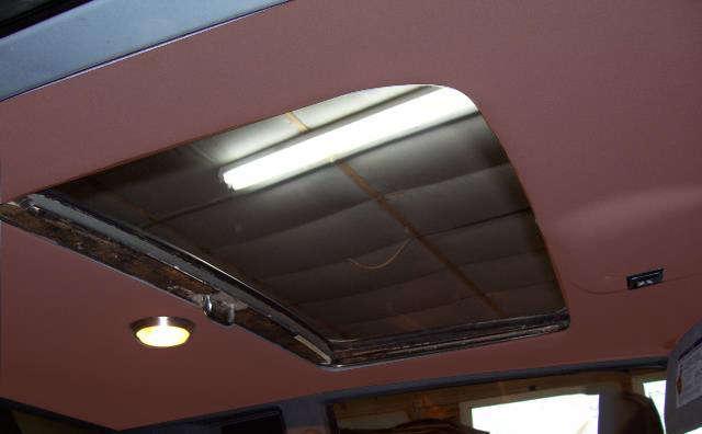 Oldsmobile ABS Moonroof Headliner (Precovered) 1591 Burgundy