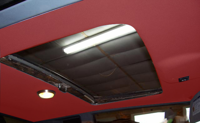 Oldsmobile ABS Moonroof Headliner (Precovered) 1693 Red