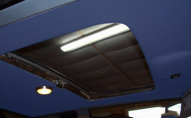 83-84 Monte Carlo SS ABS Moonroof Headliner (Precovered) Adriatic Blue