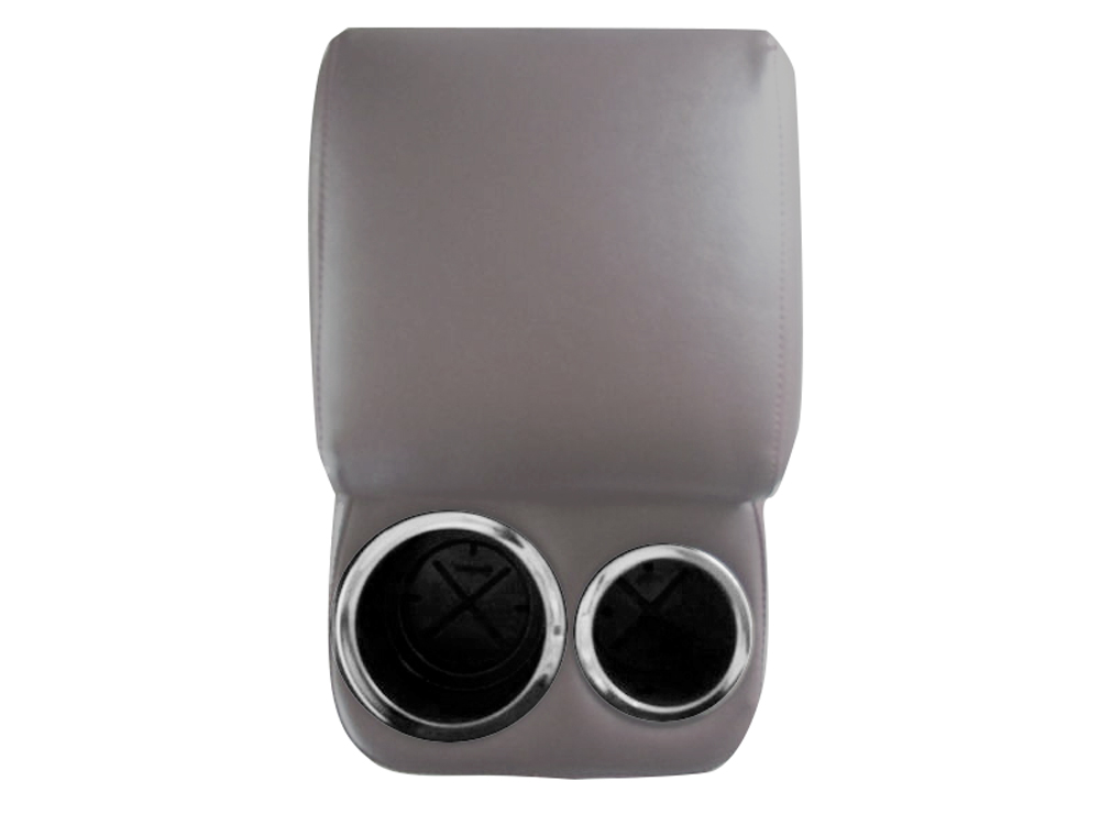 78-87 Buick Shorty Console Risers With Cup Holders 2 Tone Black/Gray