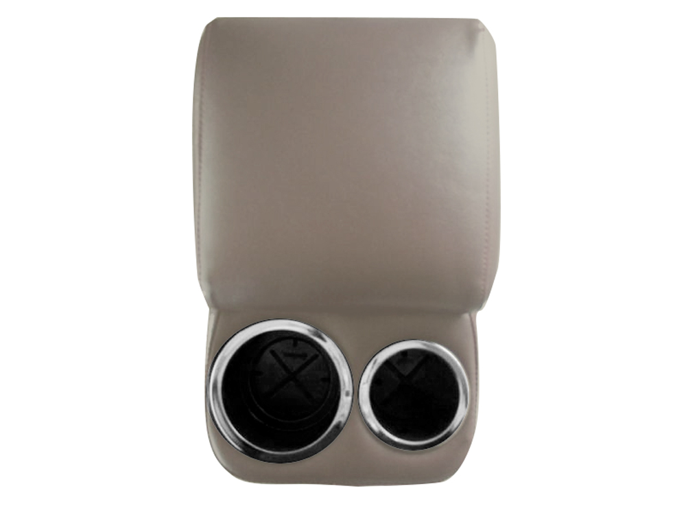 78-87 Buick Shorty Console Risers With Cup Holders Sand Gray