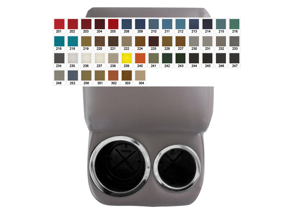 78-87 Buick Shorty Console Risers With Cup Holders Custom Color