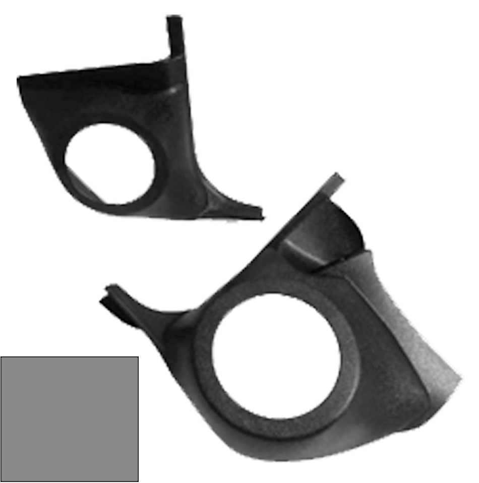 78-87 GBody Lower Rear Kick Panels 1589 Gray