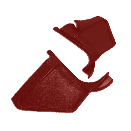 78-88 Kick Panel Cover Set - Red