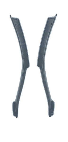 Interior B Pillar Trim - Roof to Floor Light Blue 1524