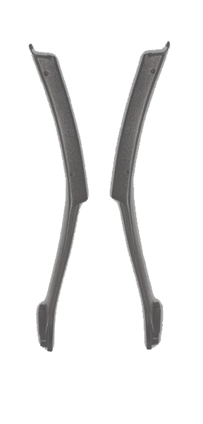 Interior B Pillar Trim - Roof to Floor Gray 1589