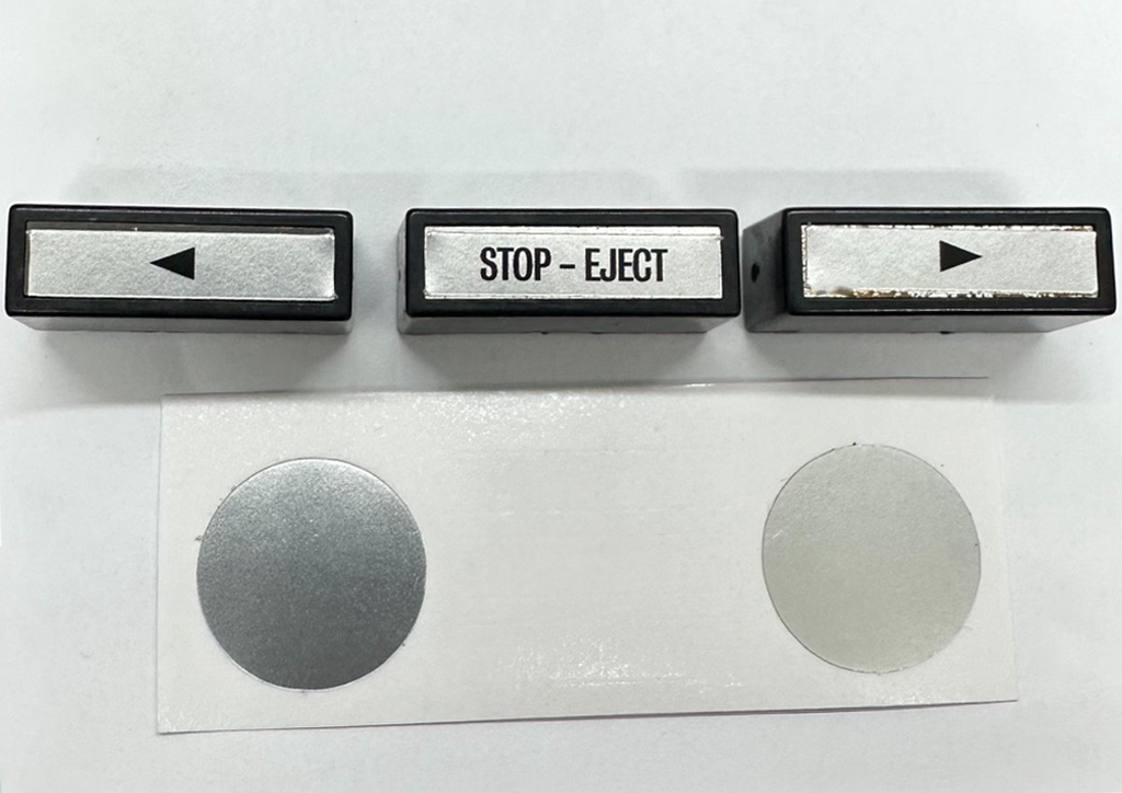 Stereo Radio Knob and Button Replacement Inserts