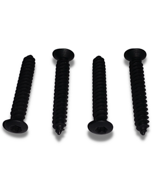 1981-1987 GBody Marker Light Trim T-15 4 Piece Hardware Kit, Black