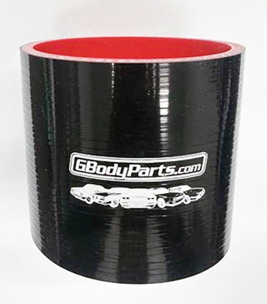 86-87 Turbo Buick 89 TTA Silicone Hose Coupler Connector 3" Black