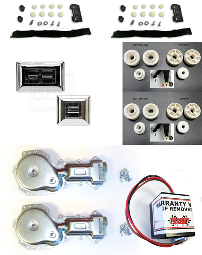 1978-88 GBody (Except Calais) Power Window Racer and Ultimate Door Fix Package Deal
