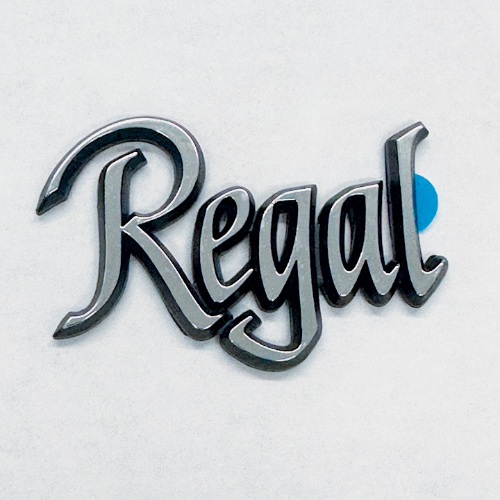 1981-83 Buick Regal Tail Light Emblem with Adhesive Backing GM Part Number #5934581 EACH
