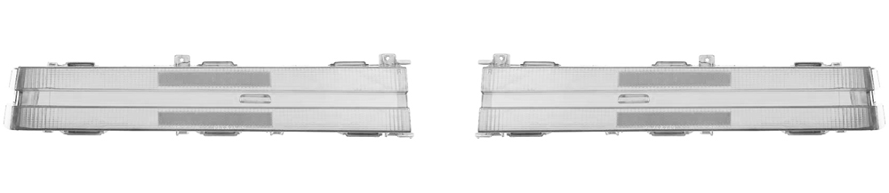 1984-87 Buick Regal Grand National Tail Light Lens CLEAR SET