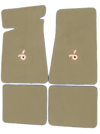 Buick Power 6 New Floor Mats ACC Brand Tan