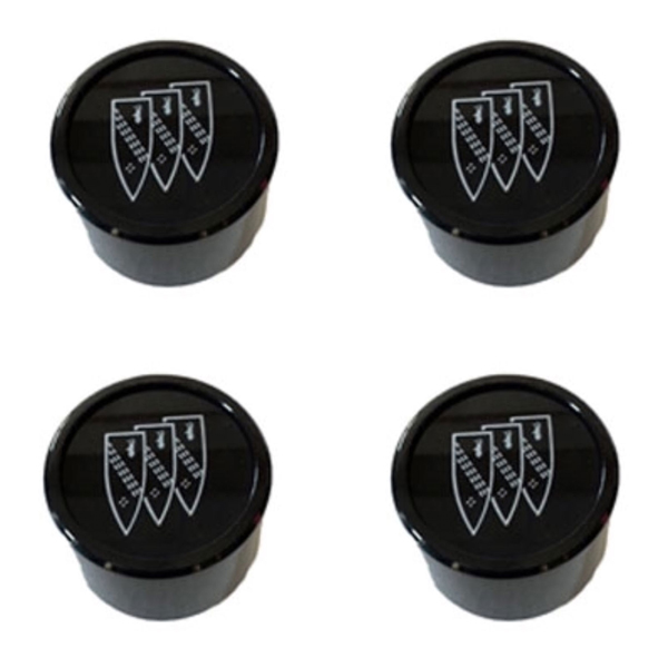 84-85 Grand National 86-87 T-Type/Turbo T Tri-Shield Center Cap Set with snap ring (set of 4)