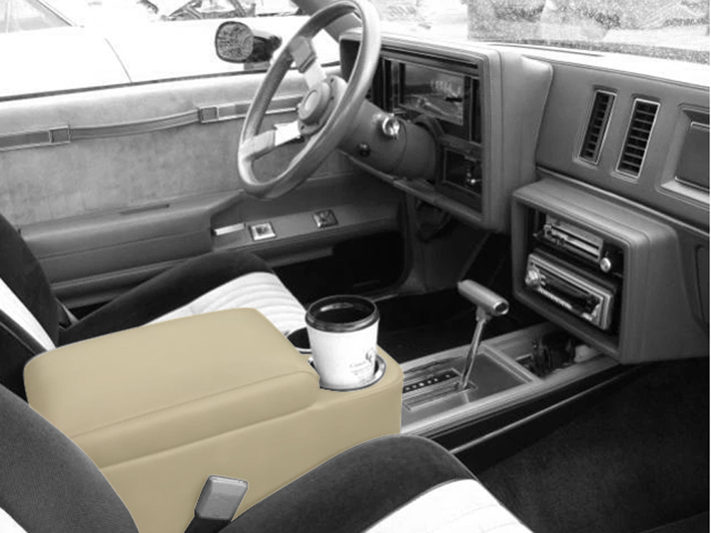 Turbo Buick Console Riser With Cup Holders Tan