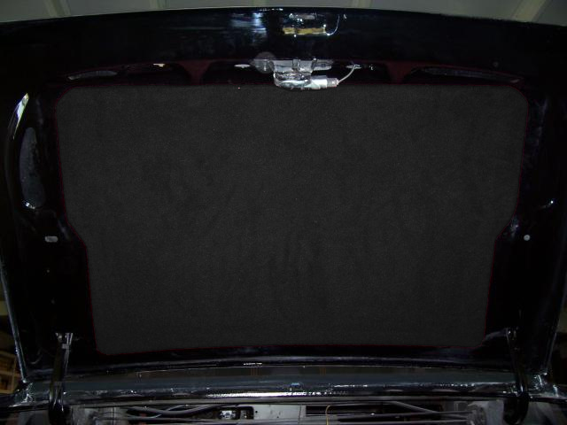 Turbo Buick Carpet Trunk Lid Kit Black