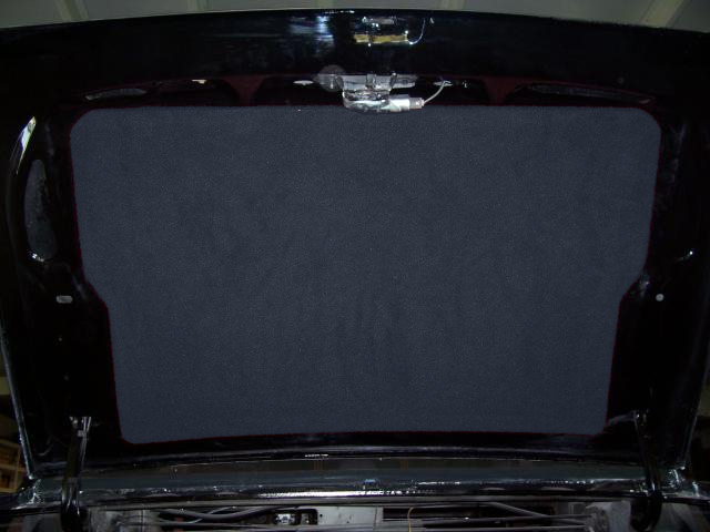 Turbo Buick Carpet Trunk Lid Kit Dark Blue