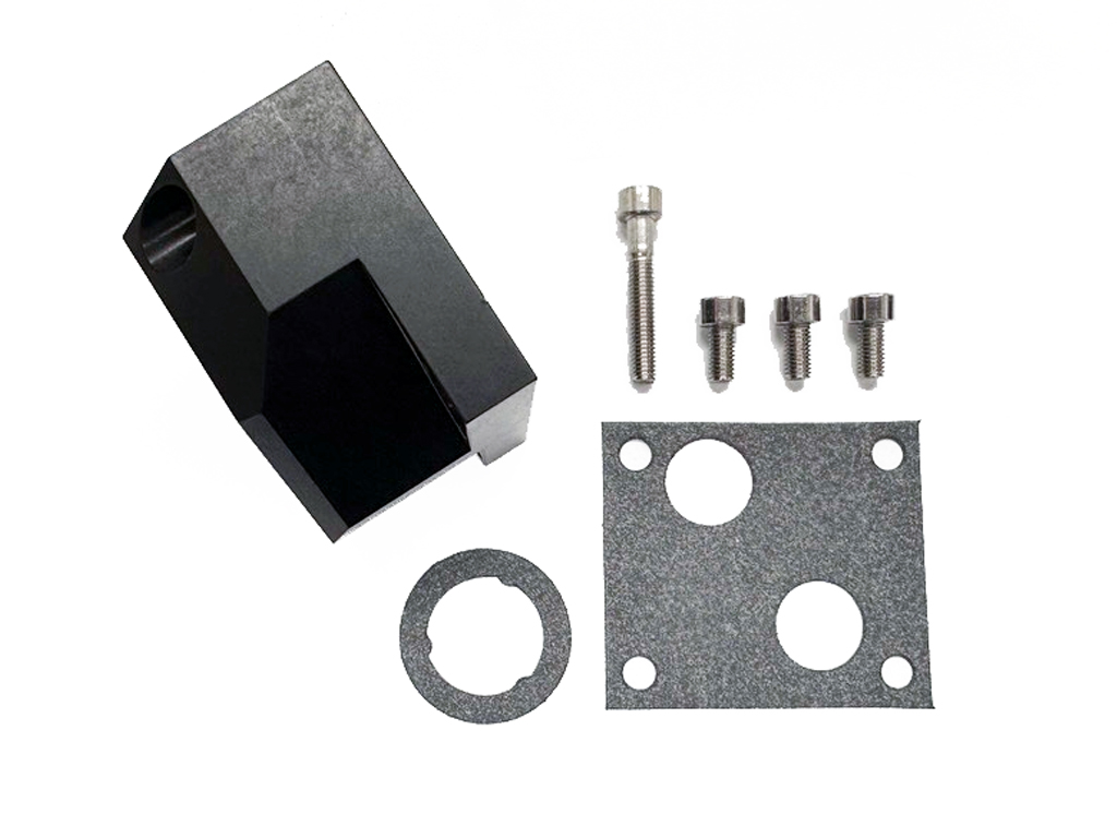 86-87 Turbo Buick Throttle Body IAC Angle Boss, Black