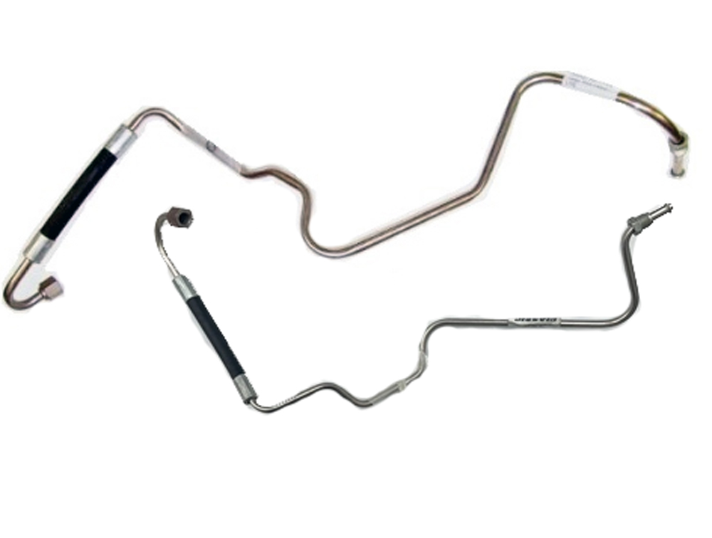 86-87 Grand National Fuel Feed and Return Line Set - Stainless Steel
