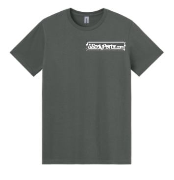 GBodyParts.com Short Sleeve T Shirt Charcoal Gray