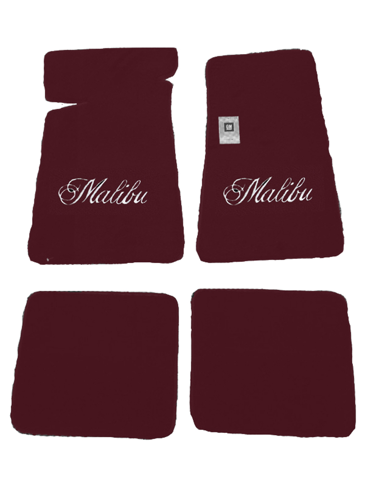 78-83 Malibu ACC Brand 4 Piece Floor Mats Maple