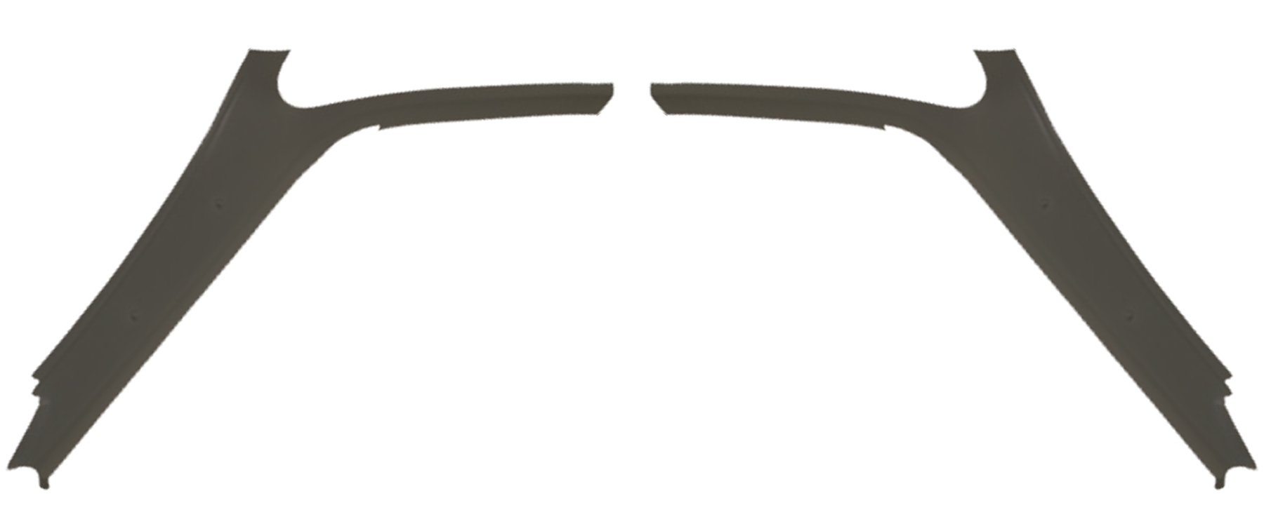 78-87 El Camino Rear Sail Panel Set 1623 Brown