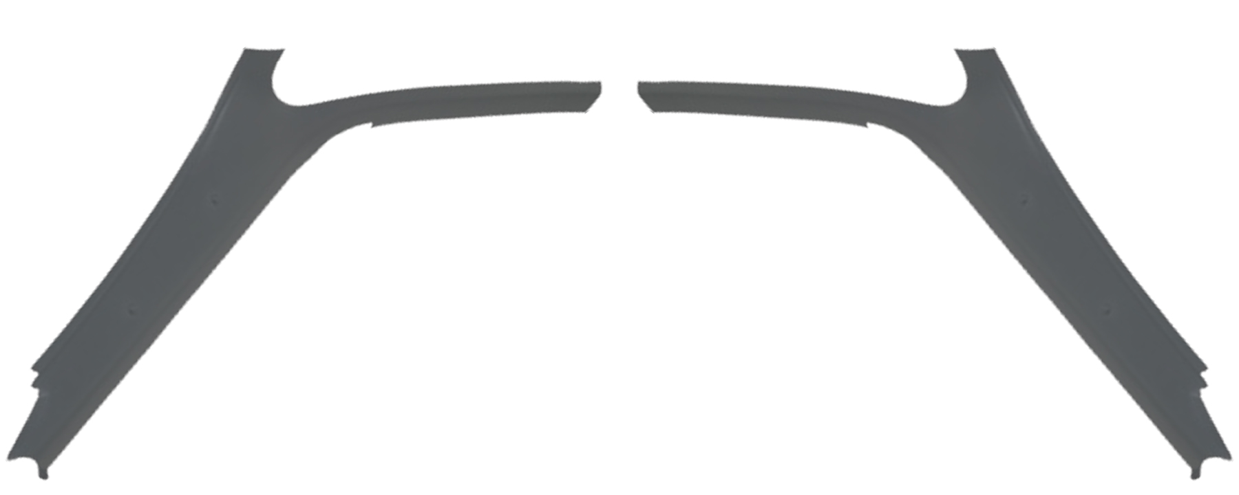 78-87 El Camino Rear Sail Panel Set 1592 Slate Gray