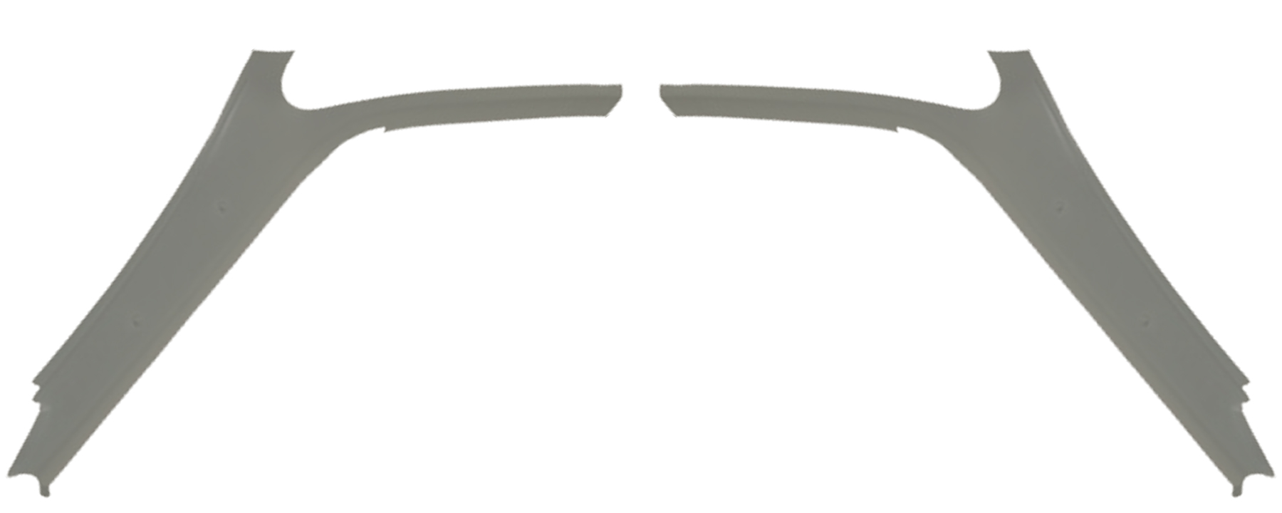 78-87 El Camino Rear Sail Panel Set 1595 Sand Gray