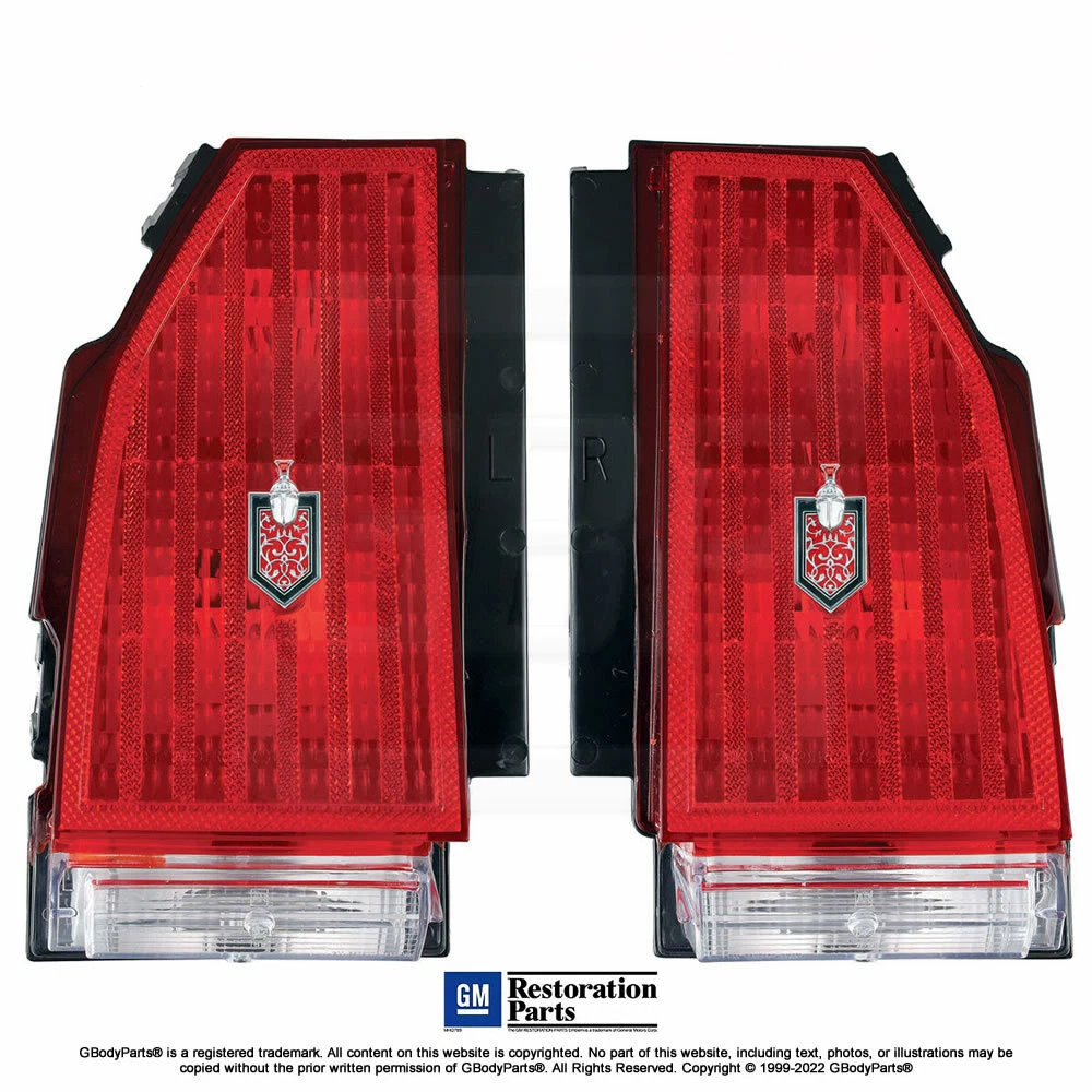 83-86 Monte Carlo SS Taillight Set with Emblems