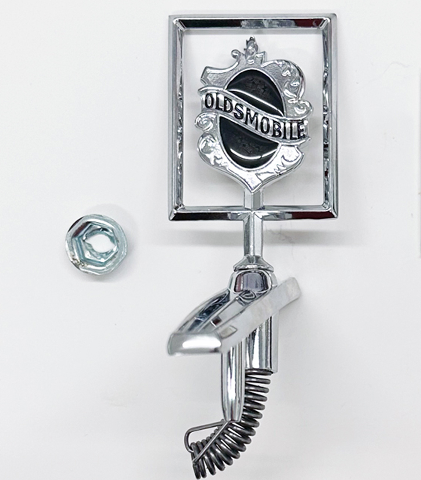 Limited Edition - Black 1984-86 Olds Cutlass 442 Supreme Stand Up Hood Emblem