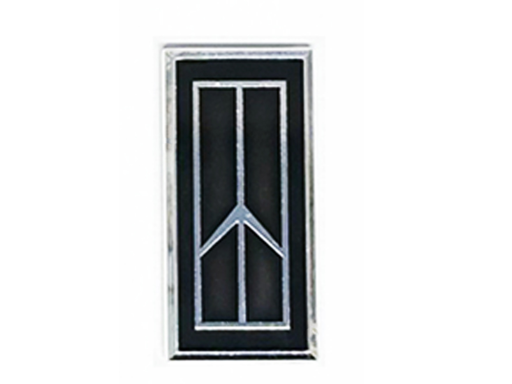 84-87 Olds 442 Cutlass Tail Light Emblems Black with Adhesive EACH