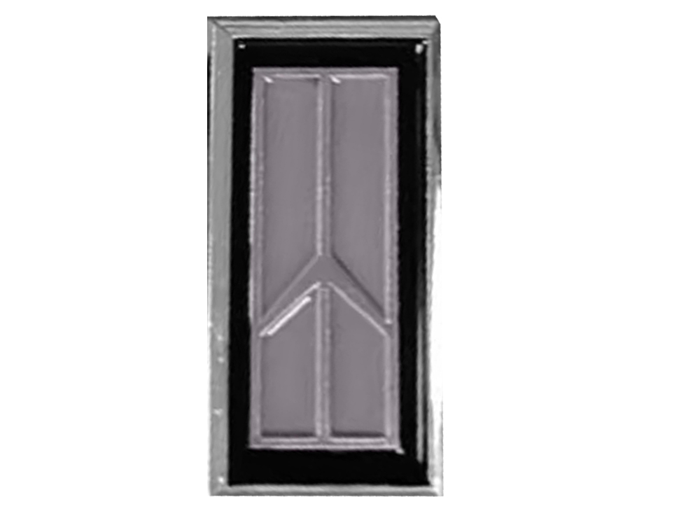 84-87 Olds 442 Cutlass Tail Light Emblems Gray WITH ADHESIVE