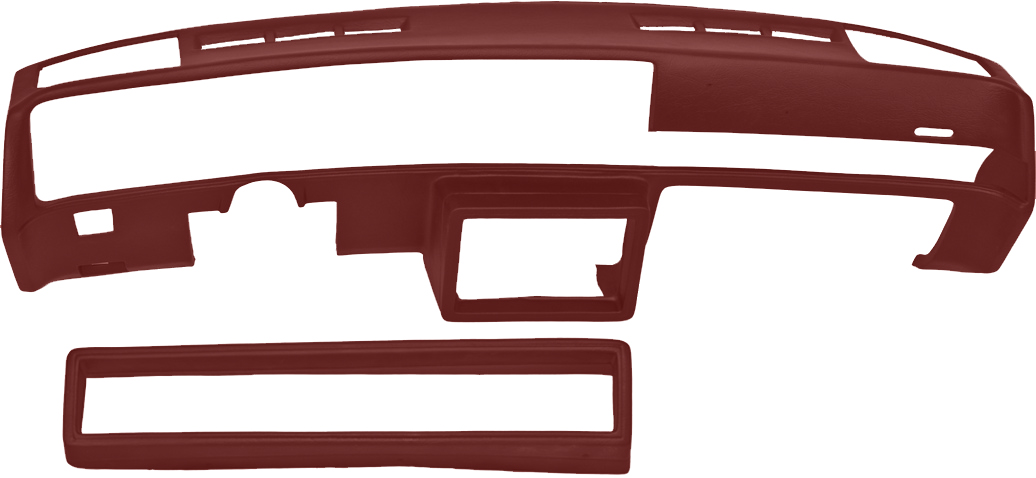 78-88 Oldsmobile Cutlass 442 H/O Dash Cover Overlay 1593 Red