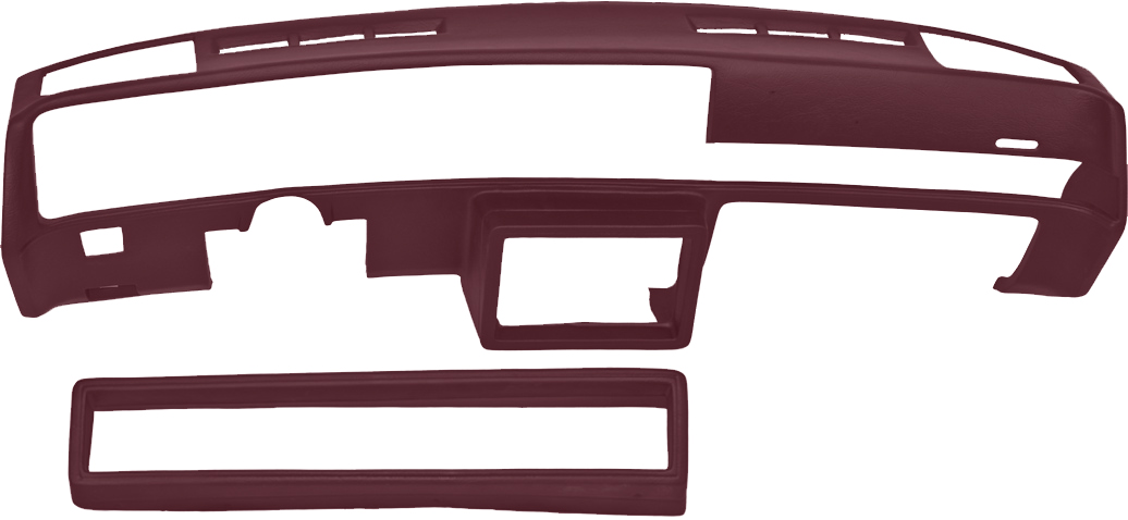 78-88 Oldsmobile Cutlass 442 H/O Dash Cover Overlay 1600 Maple Red