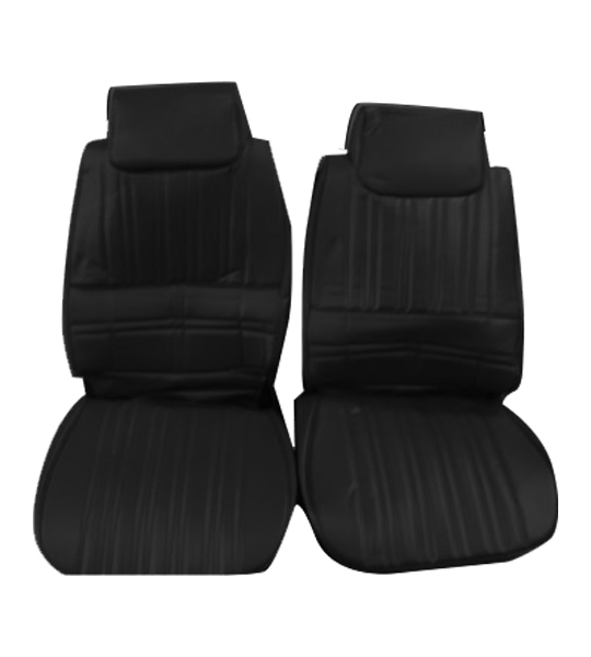81-85 Cutlass Hurst Olds Black Vinyl Front Bucket Seat Covers