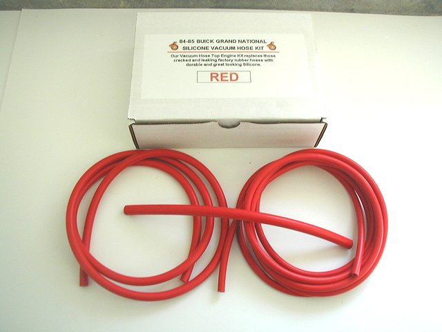 84/85 Silicone Vacuum Line Kit Red